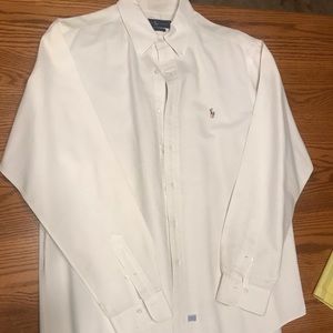 White Polo Dress Shirt